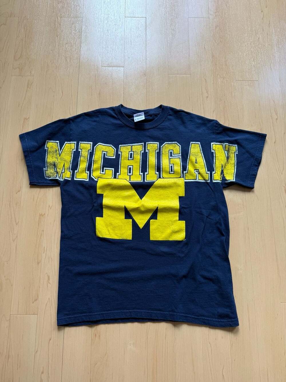 Gildan Heavy Cotton University of Michigan Wolverines "Go Blue" T-Shirt